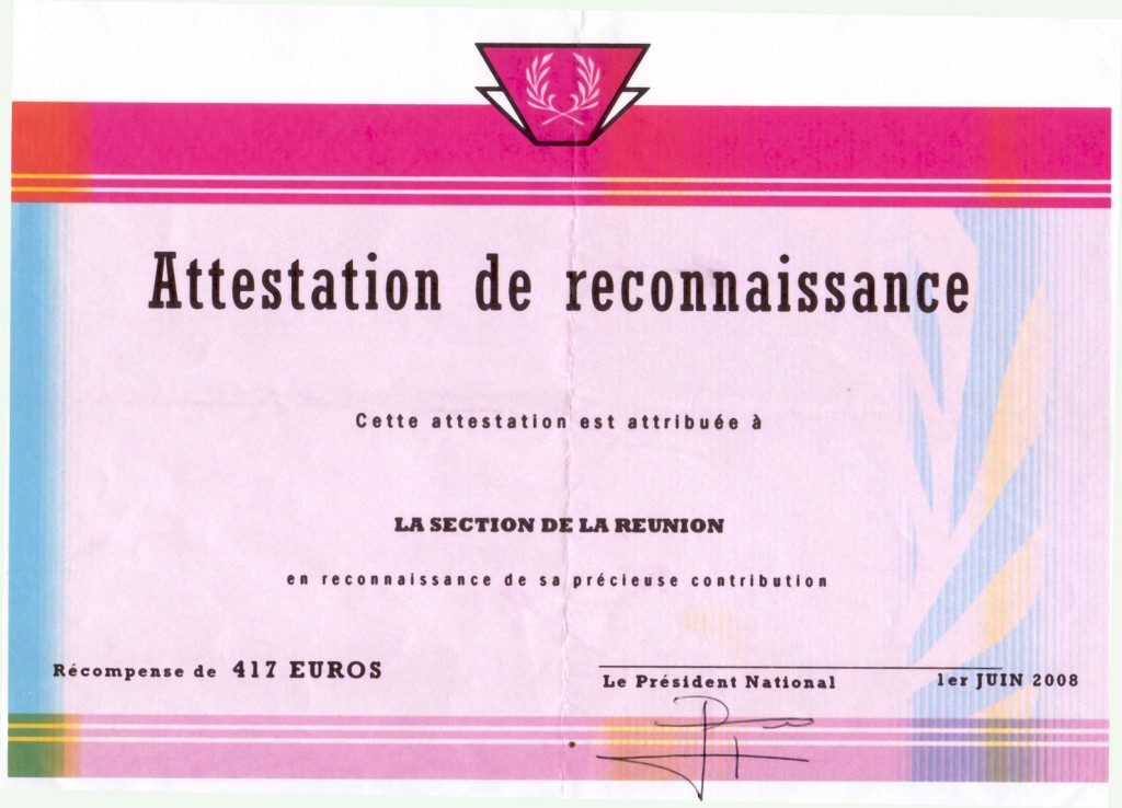 ATTESTATION2008