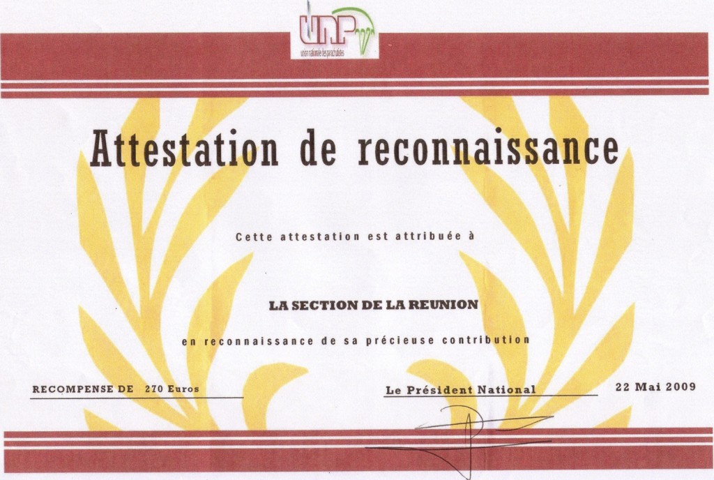 ATTESTATION2009